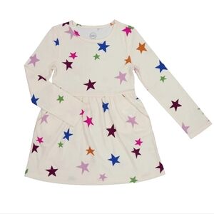 Wonder Nation Girls Long Sleeve Play Dress Size 10/12